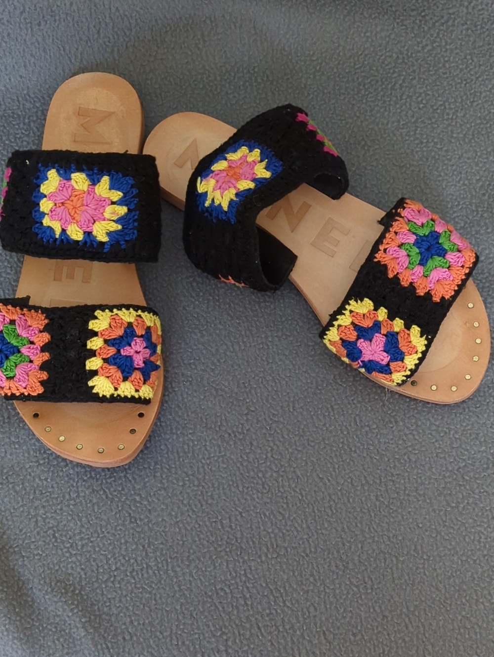 Manebi Crocheted Sandals. Size 38